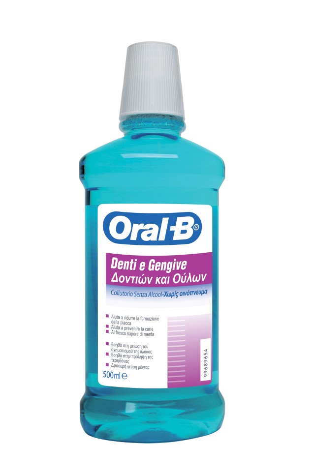 Oral B Denti e Gengive Στοματικό Διάλυμα Δοντιών & Ούλων 500ml