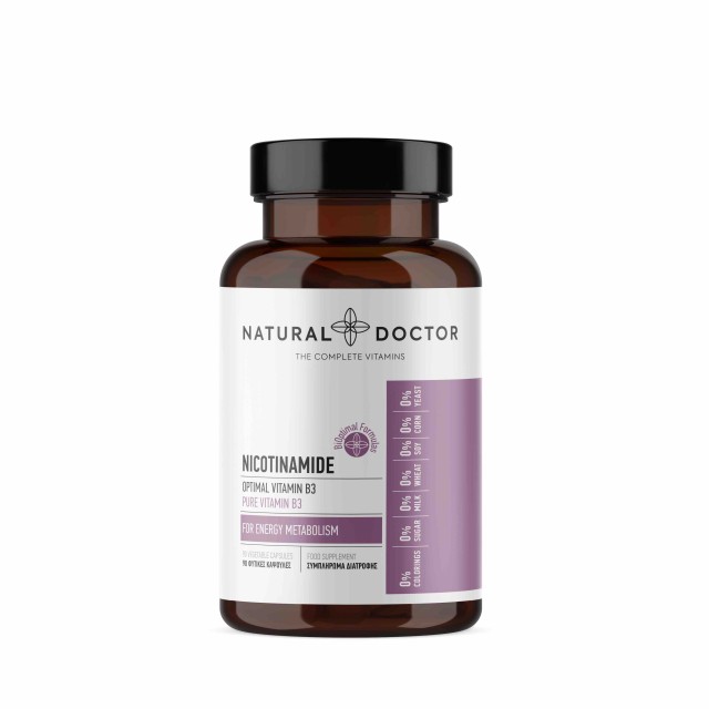 Natural Doctor Nicotinamide 500mg Συμπλήρωμα Διατροφής για το Νευρικό …