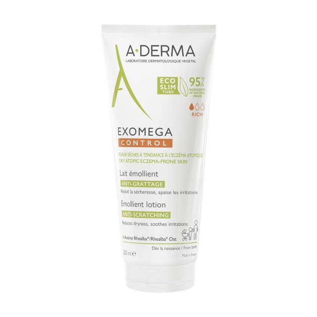 A-Derma Exomega Control Μαλακτικό Γαλάκτωμα Κατά του Αισθήματος Κνησμο …