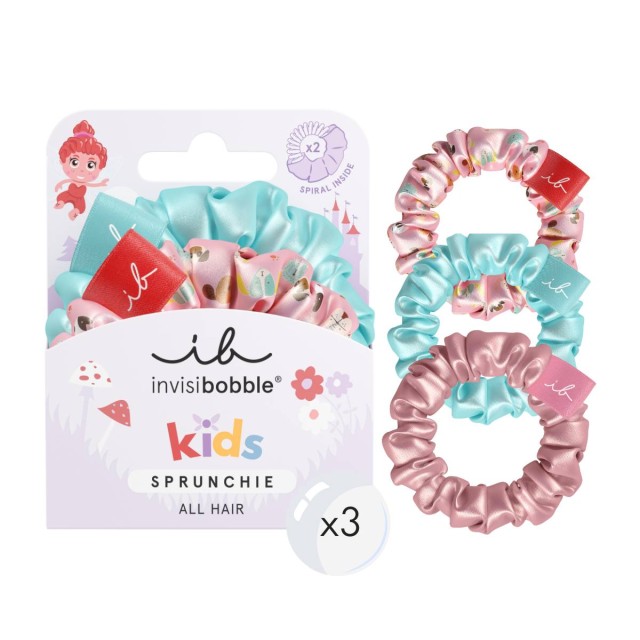 Invisibobble Kids Sprunchie Puppy Love Παιδικά Λαστιχάκια Μαλλιών 2 Τε …