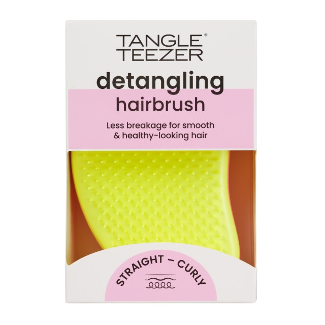 Tangle Teezer Original Salmon Pink & Hyper Yellow Βούρτσα για Ξεμπέρδε …