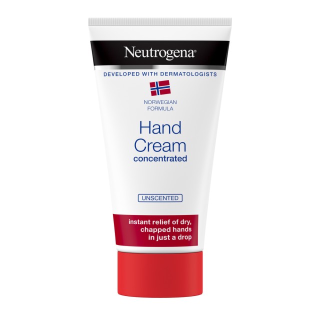 Neutrogena® Hand Cream Unscented Ενυδατική Κρέμα Χεριών Χωρίς Άρωμα 75ml