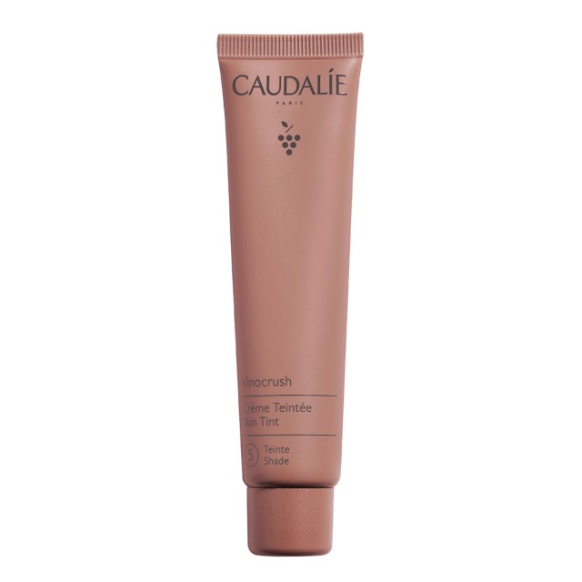 Caudalie Vinocrush Skin Tint Shade 5 Medium Tan Ενυδατική Κρέμα Προσώπου με Χρώμα & Υαλουρονικό Οξύ 30ml