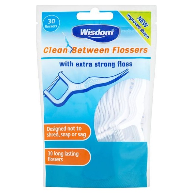Wisdom Clean Between Flossers Μεσοδόντια βουρτσάκια, 30 Τεμάχια Wisdom Clean Between Flossers Μεσοδόντια βουρτσάκια, 30 Τεμάχια
