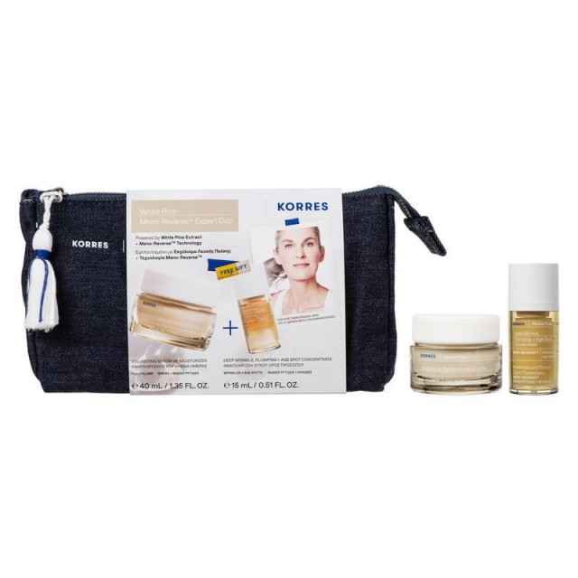 Korres PROMO White Pine Λευκή Πεύκη Aναπλήρωση Όγκου Kρέμα Hμέρας 40ml & ΔΩΡΟ Aναπλήρωση Όγκου Oρός Προσώπου 15ml Korres PROMO White Pine Λευκή Πεύκη Aναπλήρωση Όγκου Kρέμα Hμέρας 40ml …