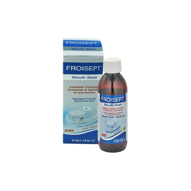 Froika Froisept Mouthwash Στοματικό Διάλυμα με Ενεργό Οξυγόνο.250ml Froika Froisept Mouthwash Στοματικό Διάλυμα με Ενεργό Οξυγόνο.250ml