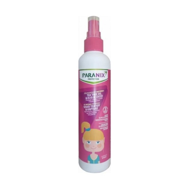 Paranix Protection Spray Αντιφθειρικό Μαλακτικό Spray με Έλαιο Τσαγιού και Καρύδας για Κορίτσια 250ml