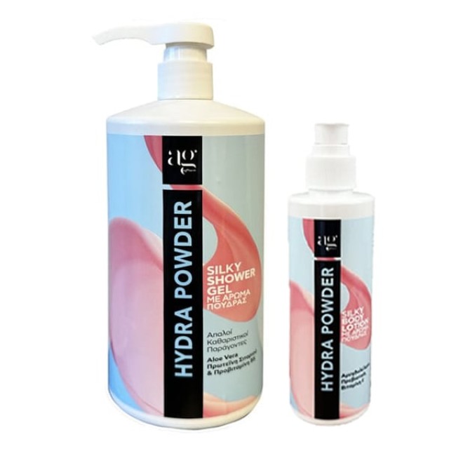 Ag Pharm PROMO Hydra Powder Shower Ενυδατικό Gel Αφρόλουτρο με Άρωμα Π …