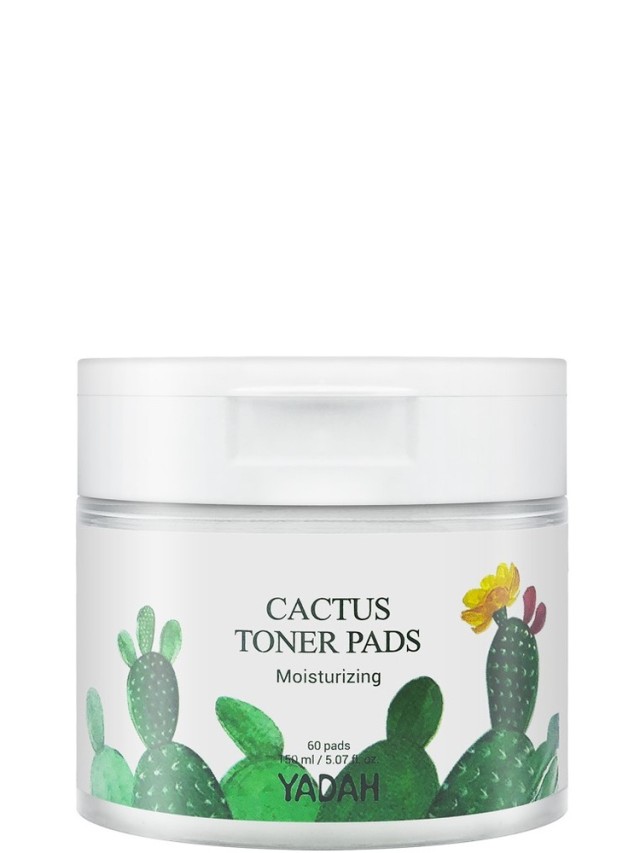 Yadah Cactus Toner Pads Καθαρισμού Προσώπου 60 Τεμάχια