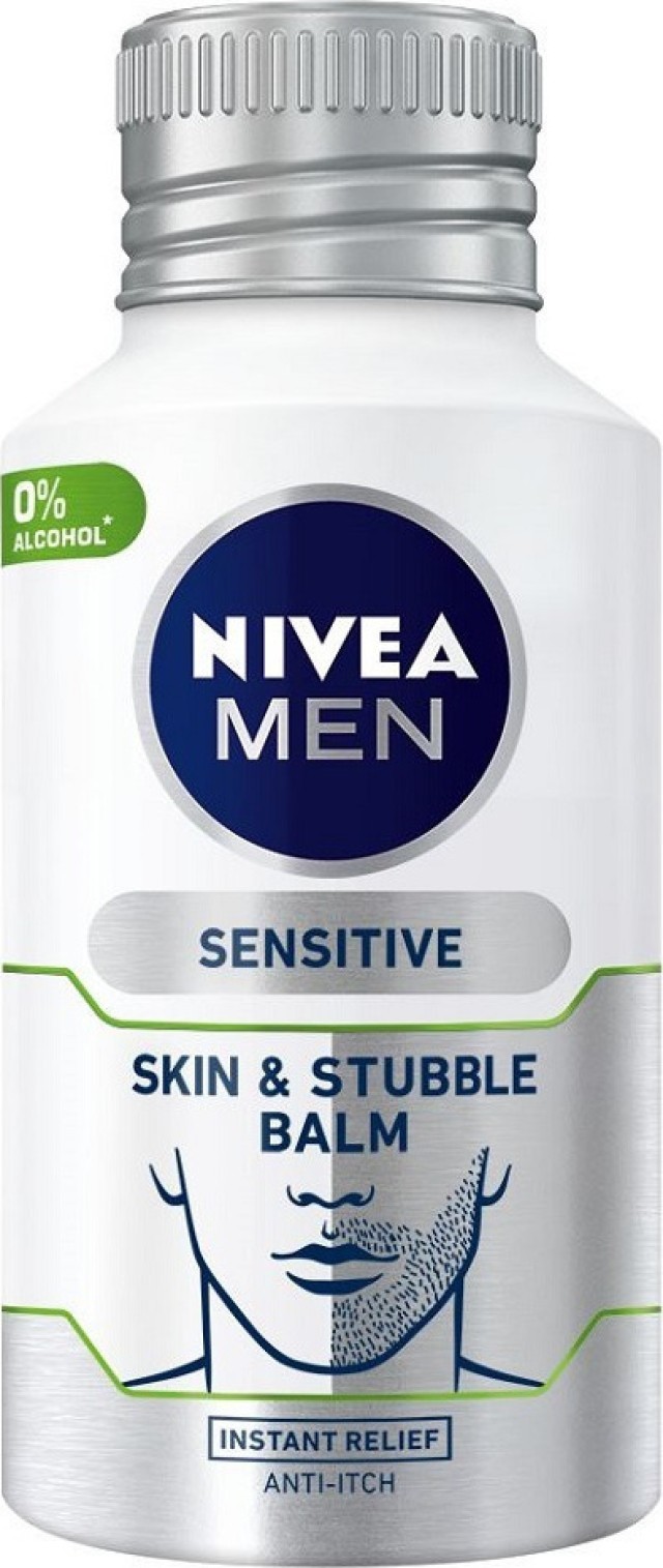 Nivea Men Sensitive Skin & Stubble After Shave Balm Ενυδατικό Βάλσαμο για Κοντά Γένια 125ml