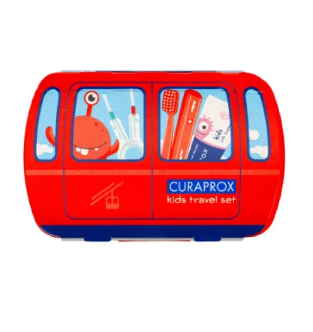 Curaprox Kids Travel Set για 6-12 Ετών Κόκκινο με Οδοντόβουρτσα Ταξιδί … Curaprox Kids Travel Set για 6-12 Ετών Κόκκινο με Οδοντόβουρτσα Ταξιδί …