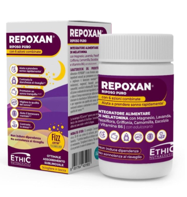 EthicSport Repoxan Φόρμουλα Υποστήριξης του Ύπνου για Αθλητές 30 Δισκί &hellip;