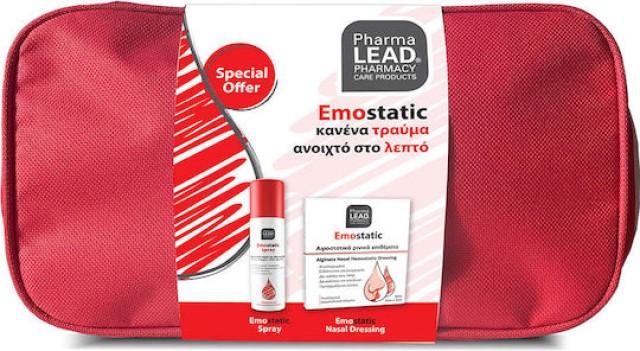 PharmaLead PROMO Emostatic Αιμοστατικό Spray με Αλγινικό Άλας 60ml & Α …