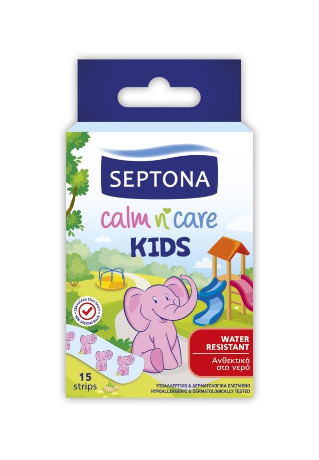 Septona KIDS Calm & Care Παιδικοί Ταχυεπίδεσμοι Αδιάβροχοι 15 Τεμάχια