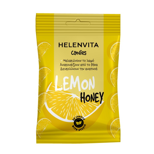 Helenvita Candies Γεύση Λεμόνι & Stevia 20τμχ, 60g Helenvita Candies Γεύση Λεμόνι & Stevia 20τμχ, 60g