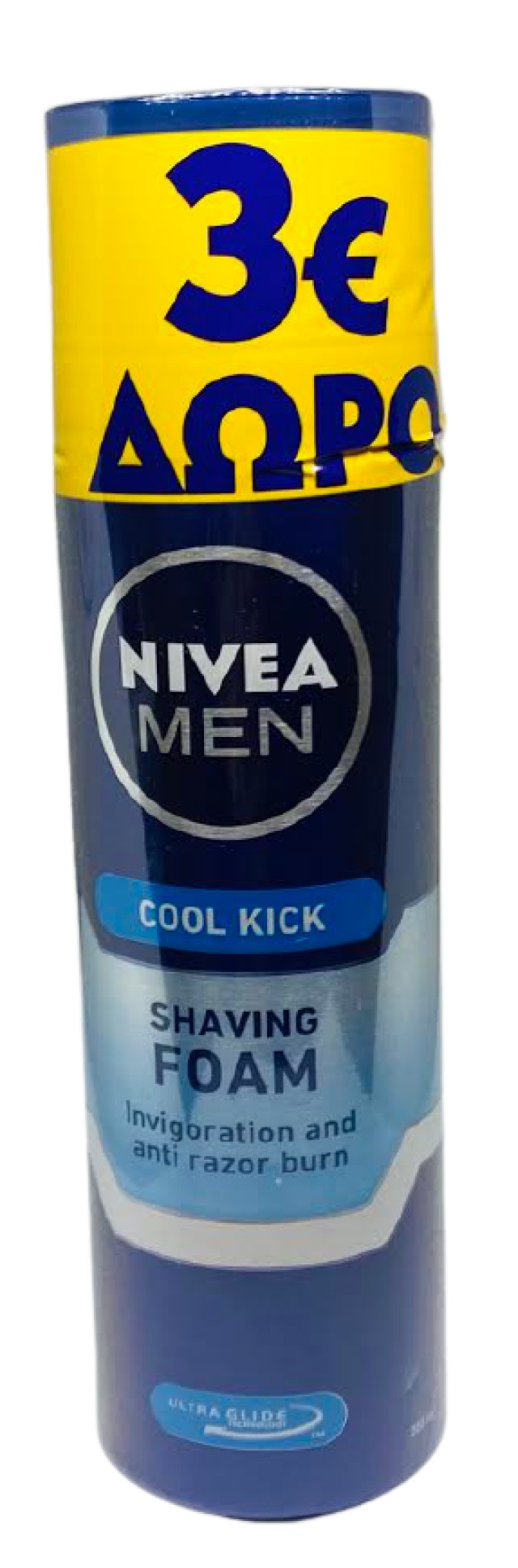 Nivea Men PROMO Cool Kick Shaving Foam Αφρός Ξυρίσματος 2x200ml -3€ Επί Της Τιμής