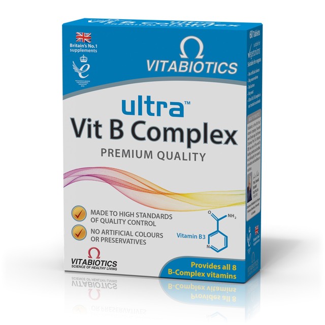 Vitabiotics Ultra Vitamin B Complex για την Καλή Λειτουργία του … Vitabiotics Ultra Vitamin B Complex για την Καλή Λειτουργία του …