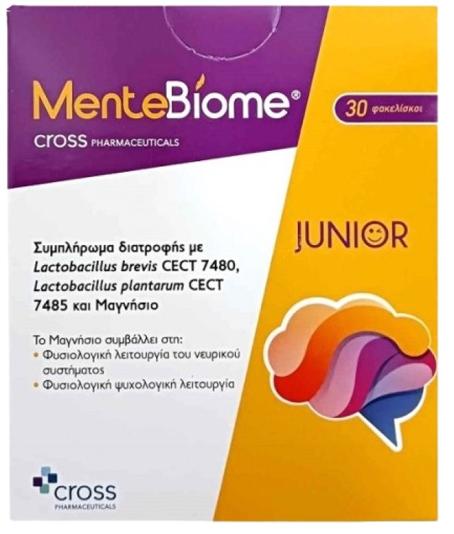 Cross Pharmaceuticals MenteBiome Junior Παιδικό Συμπλήρωμα Διατροφής γ …