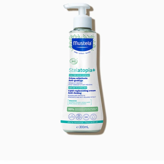 Mustela Stelatopia+ Lipid Replenishing Cream Emollient Body Cream … Mustela Stelatopia+ Lipid Replenishing Cream Emollient Body Cream …
