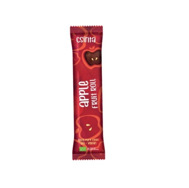 Csinta 100% Organic Fruit Roll Apple Βιολογικό Σνακ Αποξηραμένων Φρούτ &hellip;