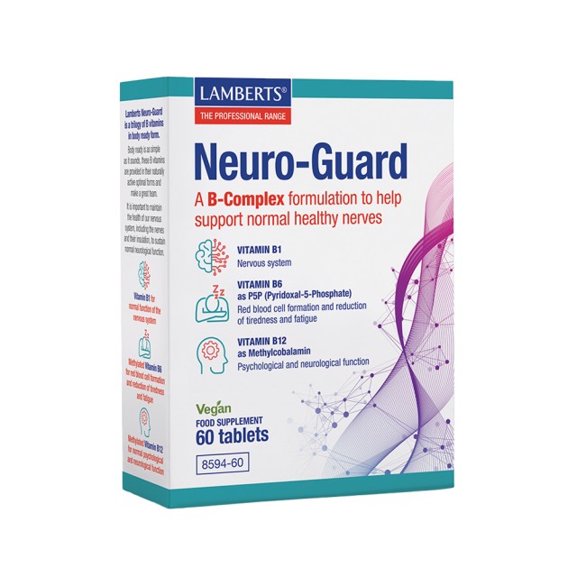 Lamberts Neuro Guard Σύμπλεγμα Βιταμινών για το Νευρικό Σύστημα 60 Ταμ …