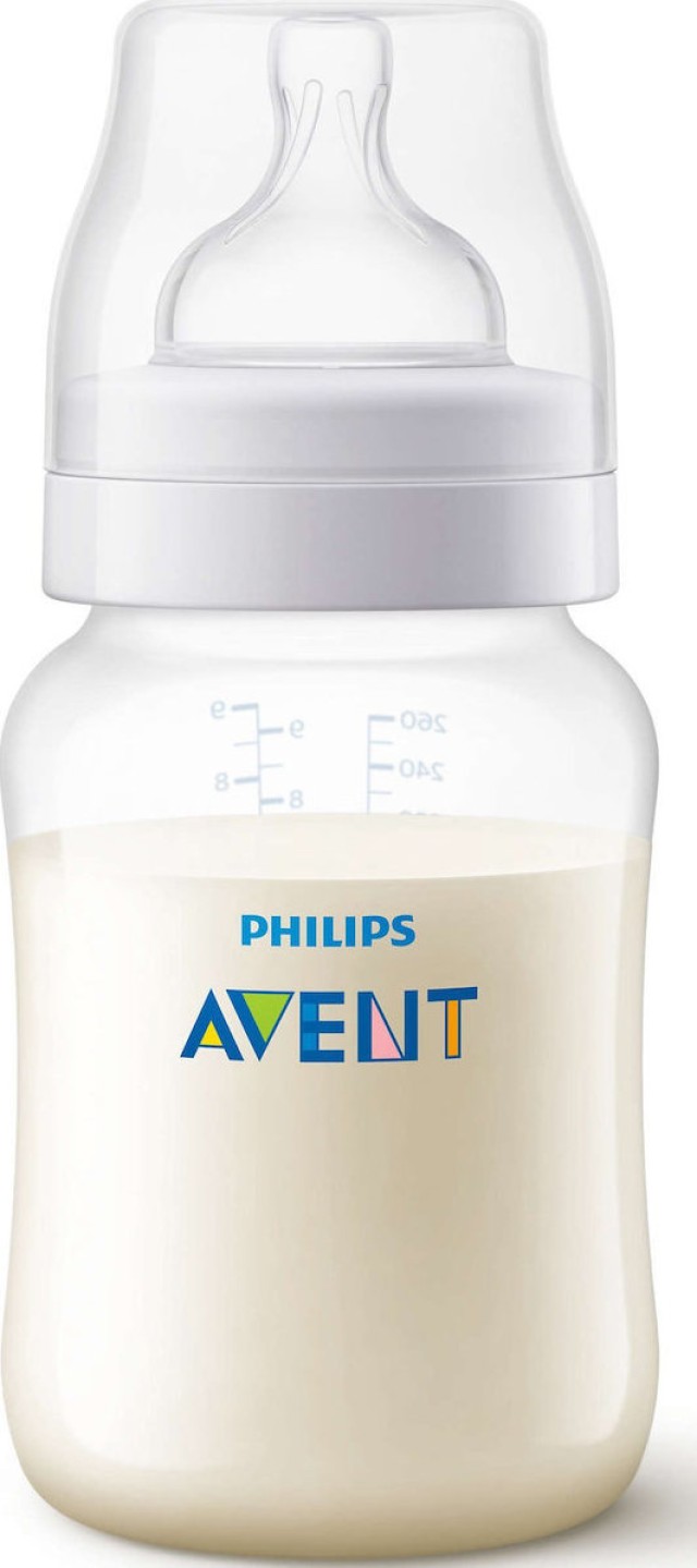 Philips Avent Anti-Colic Πλαστικό Μπιμπερό με Θηλή Σιλικόνης Αργής Ροή &hellip;