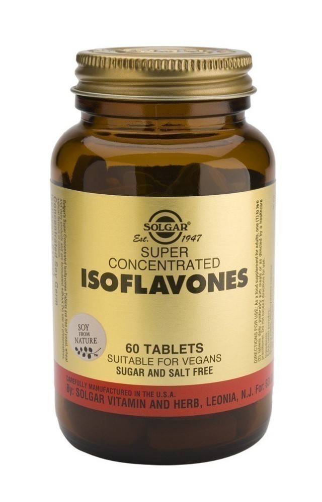 Solgar Isoflavones Συμπλήρωμα Διατροφής με Ισοφλαβόνες Από Φυσική Σόγια 60 Ταμπλέτες