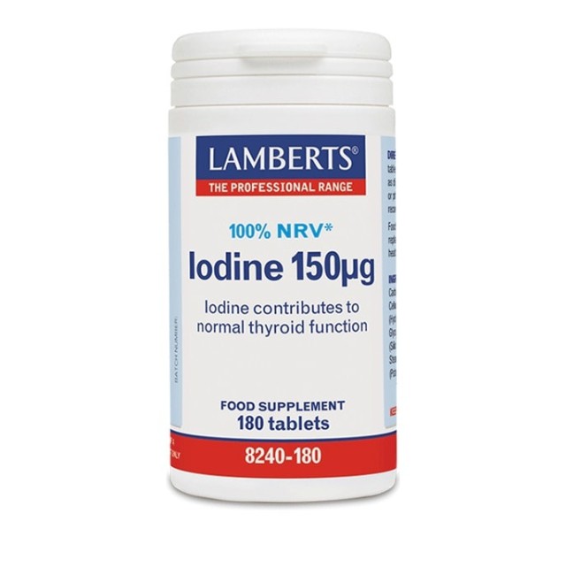 Lamberts Iodine 150mg, Συμπλήρωμα με Ιώδιο Για Την Φυσιολογική Ανάπτυξ …