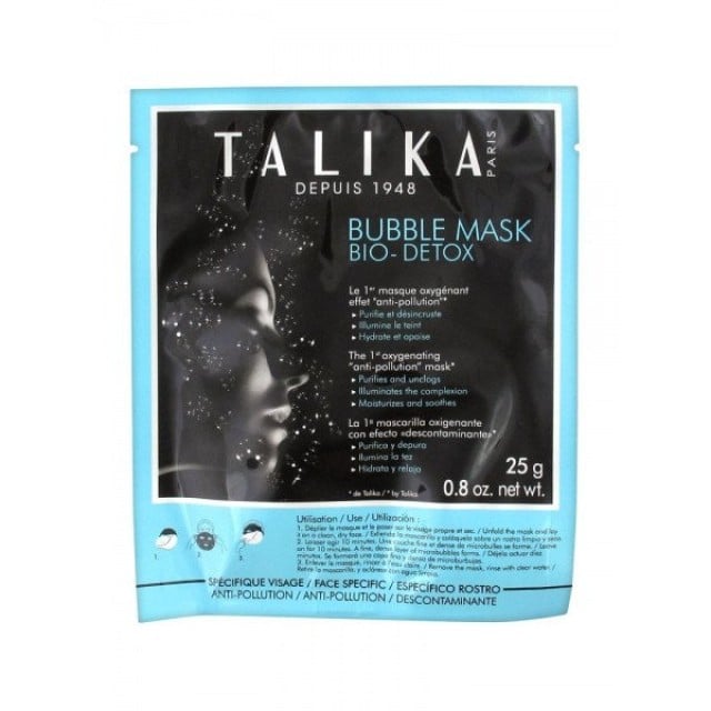 Talika Bubble Mask Bio-Detox Μάσκα Αφρού με Μικροφυσαλίδες, 25gr