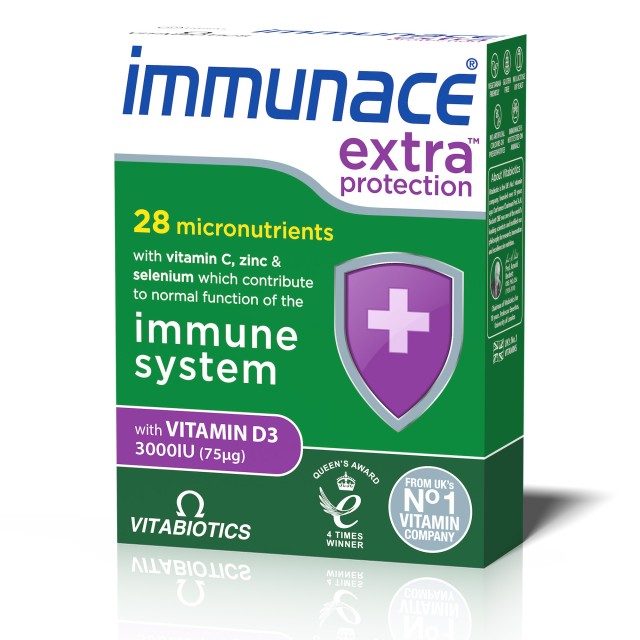 Vitabiotics Immunace Extra Protection Συμπλήρωμα Διατροφής για την … Vitabiotics Immunace Extra Protection Συμπλήρωμα Διατροφής για την …