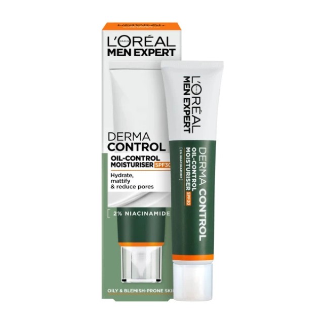LOreal Paris Men Expert Derma Oil Control SPF30 Ανδρική Ενυδατική &hellip;