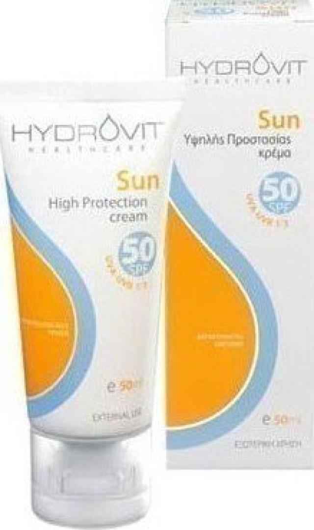 HYDROVIT SUN HIGH PROTECTION CREAM SPF 50, 50 ml HYDROVIT SUN HIGH PROTECTION CREAM SPF 50, 50 ml