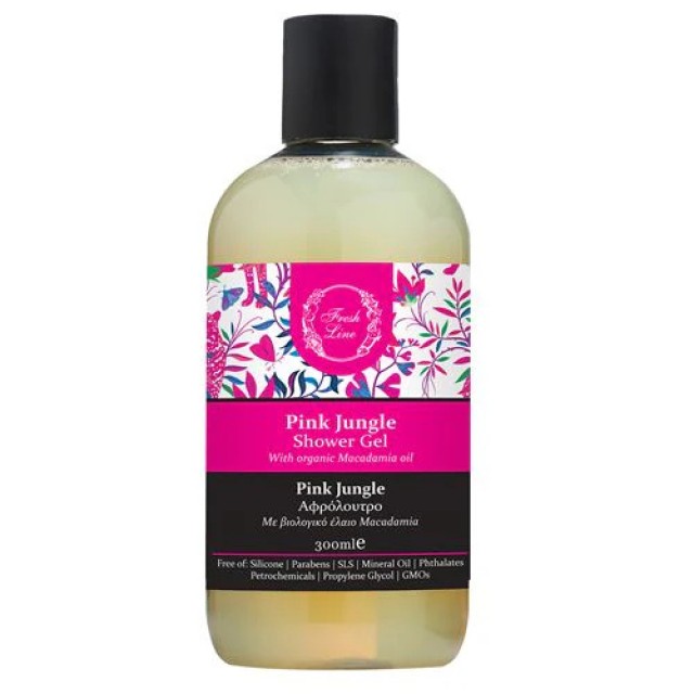 Fresh Line Pink Jungle Shower Gel Ενυδατικό Αφρόλουτρο Σώματος 300ml Fresh Line Pink Jungle Shower Gel Ενυδατικό Αφρόλουτρο Σώματος 300ml