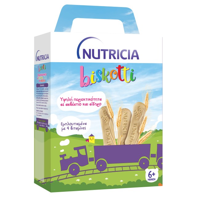 Nutricia Biscotti Βρεφικά Μπισκότα με 6 Δημητριακά από τον 6ο Μήνα 180gr