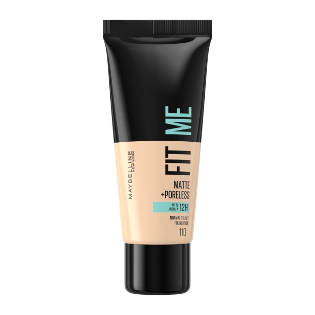 Maybelline Fit Me Matte + Poreless Foundation 110 Βάση για Φυσικό Ματ &hellip;