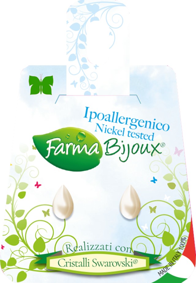 Farma Bijoux Perla Gota 8x5mm Cream Υποαλλεργικά Σκουλαρίκια [BEPG8C41 &hellip;