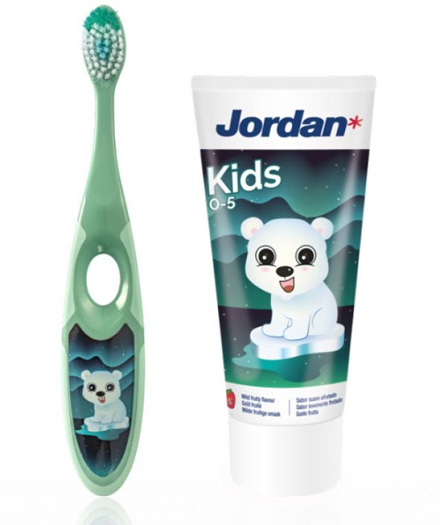 Jordan Kids Step 2 Soft Παιδική Οδοντόβουρτσα Μαλακή για 3-5 Ετών 1 Τεμάχιο