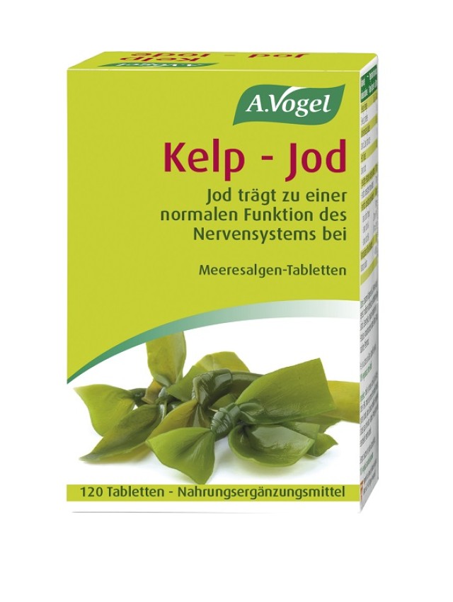 A.Vogel Αναπλήρωση Ιωδίου, Μετάλλων & Ιχνοστοιχείων Kelp Φυτικό Συμπλήρωμα 120 Ταμπλέτες