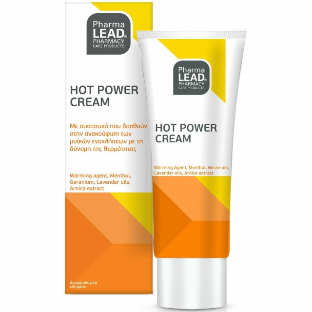 PharmaLead Hot Power Cream Θερμαντική Κρέμα Σώματος με Αναλγητική Δράση 100ml