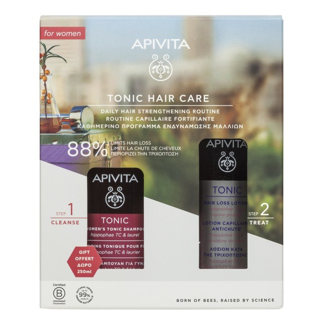 Apivita PROMO Womens Λοσιόν Κατά της Τριχόπτωσης 150ml - ΔΩΡΟ Tonic Το …