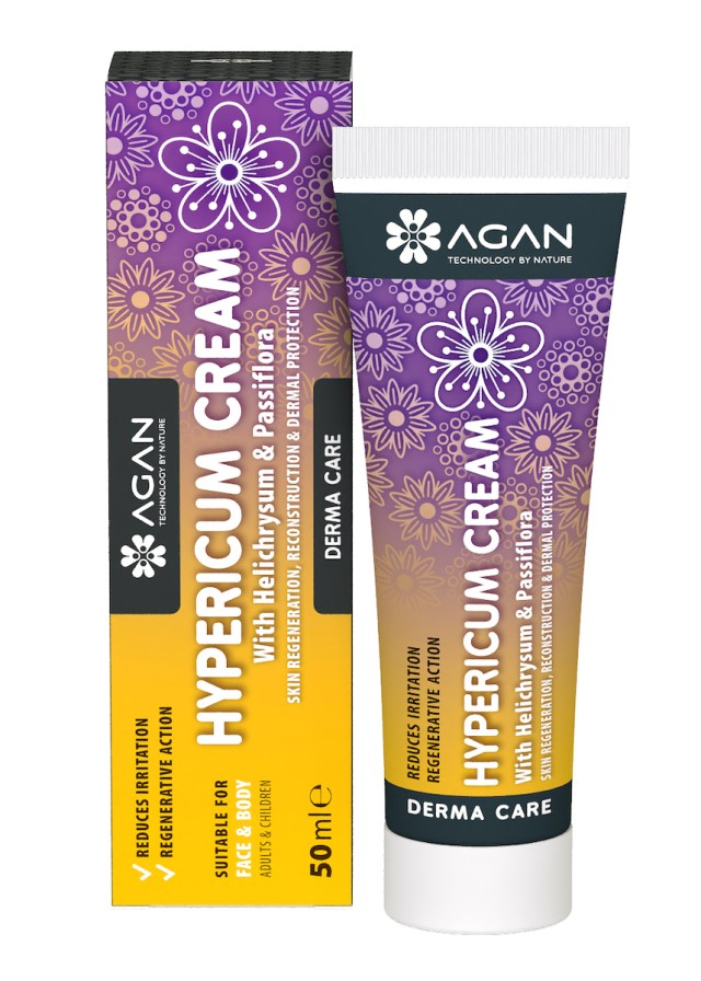 Agan Hypericum Κρέμα Υπερικού με Ελίχρυσο & Πασιφλόρα για Ανάπλαση - Α …