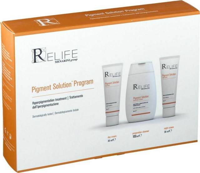 Menarini PROMO ReLife Pigment Solution Program Σετ με Κρέμα Ημέρας, Νυκτός & Καθαριστικό Προσώπου για τη Θεραπεία της Υπέρχρωσης