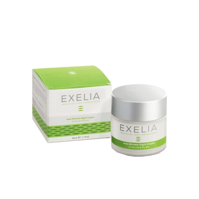 Exelia Anti-Wrinkle Night Cream for Normal & Dry Skin, 50ml