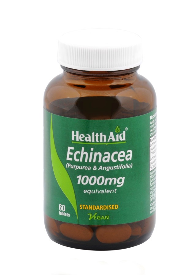 Health Aid Balanced Echinacea Purpurea/Angustifolia Συμπλήρωμα Διατροφής για την Ενίσχυση της Άμυνας του Οργανισμού 1000mg 60 Ταμπλέτες