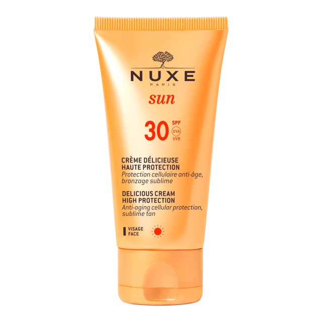 Nuxe Sun Delicious Cream for Face SPF30 Αντηλιακή Κρέμα Προσώπου 50ml