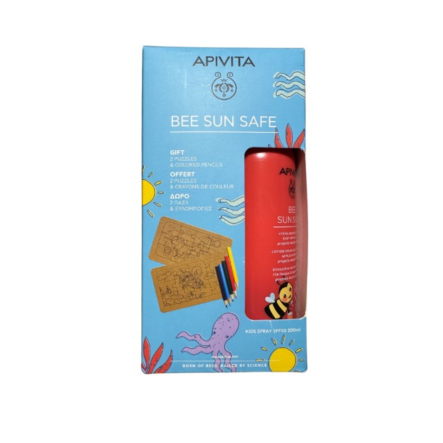 Apivita PROMO Bee Sun Safe Hydra Sun Kids Spray Lotion SPF50 Children's E …