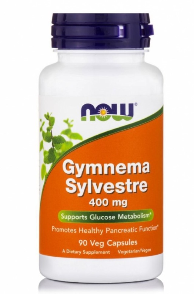 Now Foods Gymnema Sylvestre 400mg Συμπλήρωμα Διατροφής Για Το Ήπαρ 90 Φυτικές Κάψουλες