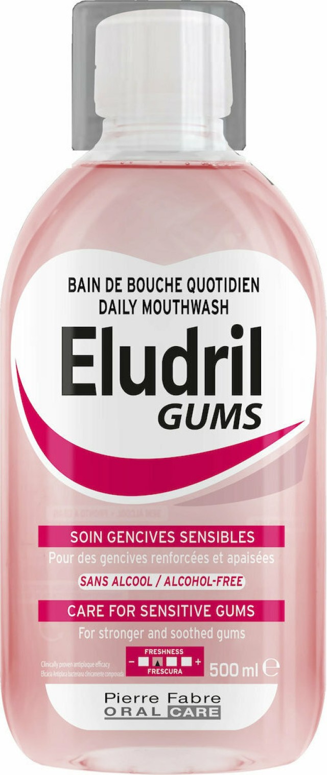 Elgydium Eludril Gums Στοματικό Διάλυμα για τα Ευαίσθητα Ούλα 500ml