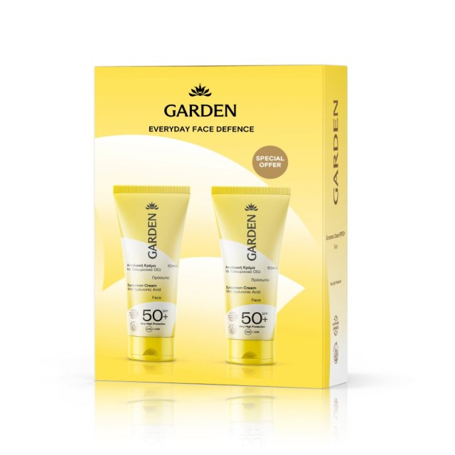 Garden PROMO Box Everyday Sunscreen Face Defence SPF50+ Αντηλιακή Κρέμ … Garden PROMO Box Everyday Sunscreen Face Defence SPF50+ Αντηλιακή Κρέμ …