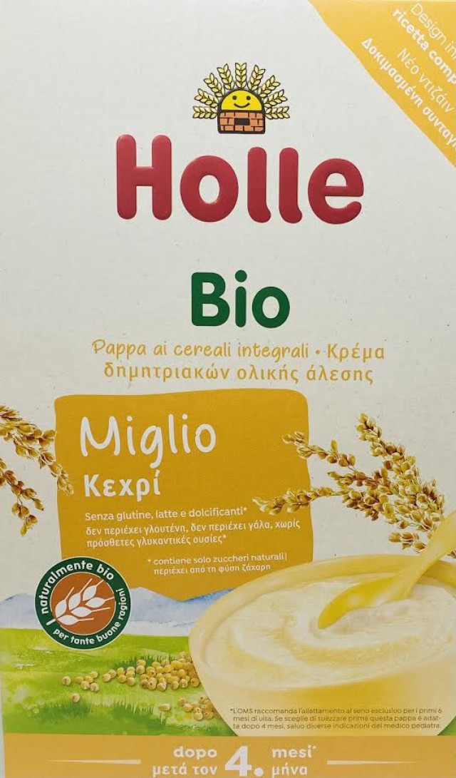 Holle Eco-Bio Παιδική Κρέμα Κεχρί 4 μηνών 250gr